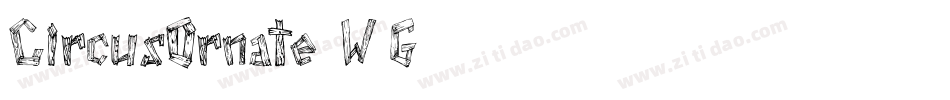 CircusOrnate-0W9G字体转换