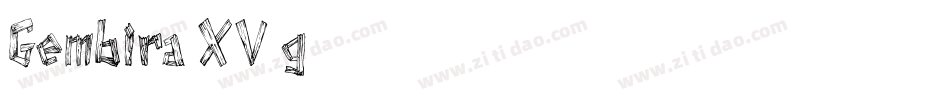 Gembira-XV9g字体转换