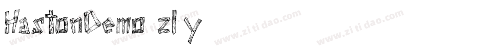HastonDemo-3zl2y字体转换