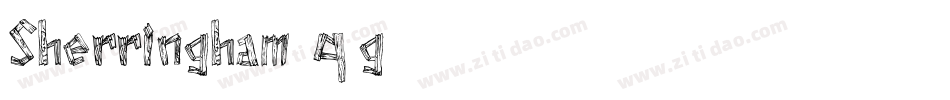 Sherringham-6q9g字体转换 Sherringham-6q9g字体转换