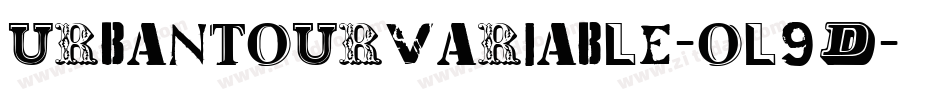 UrbanTourVariable-Ol9d字体转换