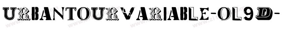 UrbanTourVariable-Ol9d字体转换