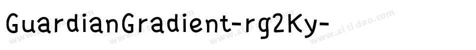 GuardianGradient-rg2Ky字体转换