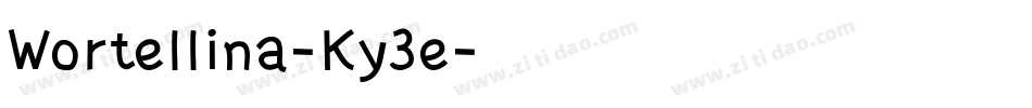 Wortellina-Ky3e字体转换