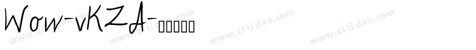Wow-vKZA字体转换