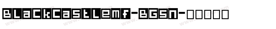 Blackcastlemf-BG5n字体转换