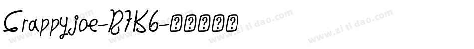 Crappyjoe-R7K6字体转换