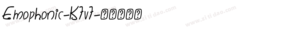 Emophonic-K7v7字体转换