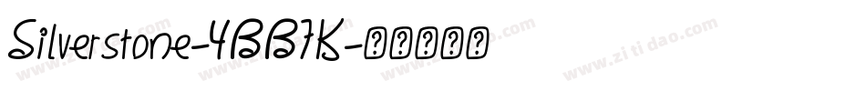 Silverstone-4BB7K字体转换 Silverstone-4BB7K字体转换