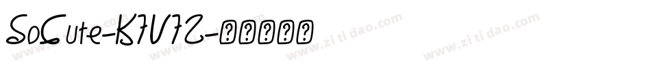 SoCute-K7V7Z字体转换