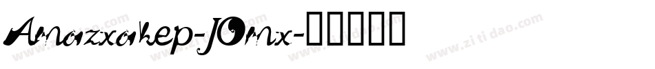 Amazxakep-JOmx字体转换