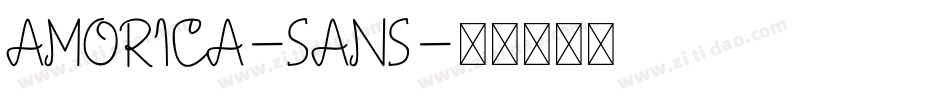 AMORICA-SANS字体转换