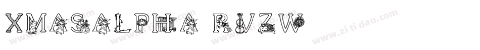 Xmasalpha-RvzW字体转换