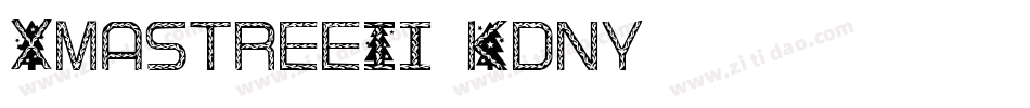 XmastreeIi-Kdny字体转换