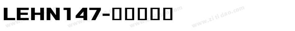 LEHN147字体转换