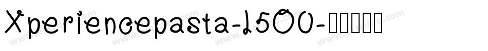 Xperiencepasta-l5O0字体转换