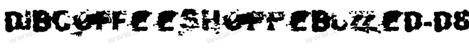 DjbCoffeeShoppeBuzzed-D8O0字体转换