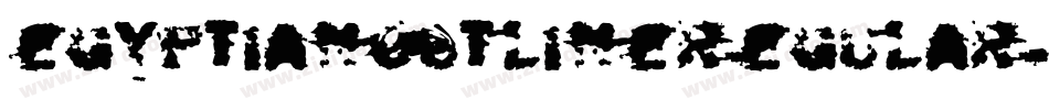 EgyptianOutlineRegular-axy8o字体转换