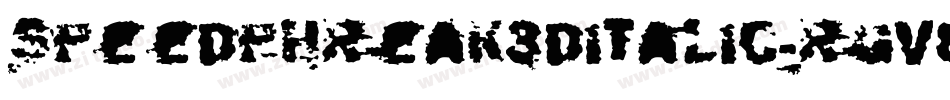 SpeedPhreak3DItalic-rgv8O字体转换