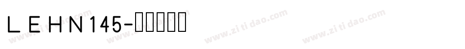 LEHN145字体转换