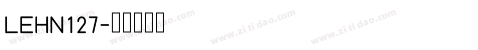 LEHN127字体转换