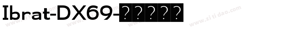 Ibrat-DX69字体转换