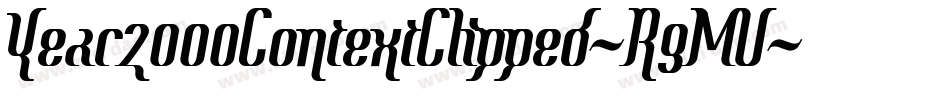 Year2000ContextClipped-R9MV字体转换
