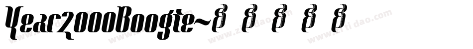 Year2000Boogie字体转换