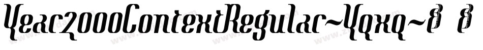 Year2000ContextRegular-Yqxq字体转换