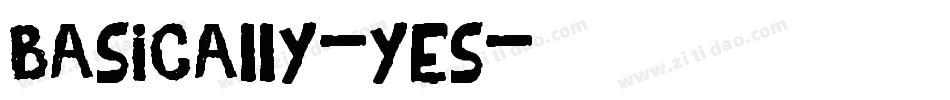 Basically-Yes字体转换
