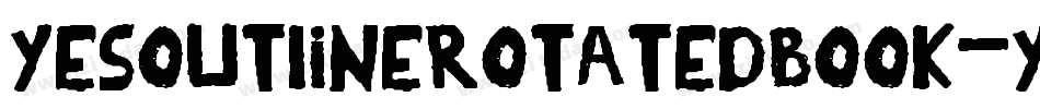 YesOutlinerotatedBook-Y0x2字体转换