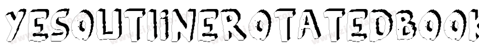 YesOutlinerotatedBook-Y0x2字体转换