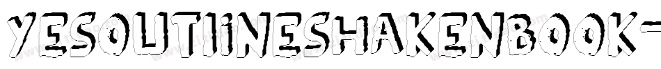 YesOutlineshakenBook-rAXB字体转换