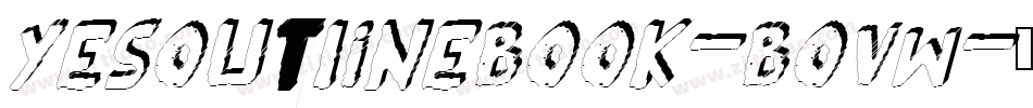 YesOutlineBook-BoVw字体转换