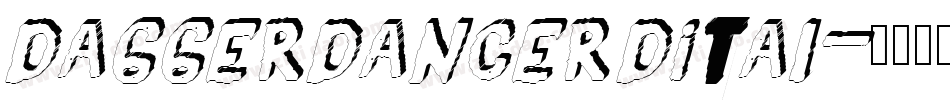 daggerdancer3dital字体转换