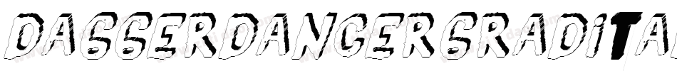 daggerdancergradital字体转换