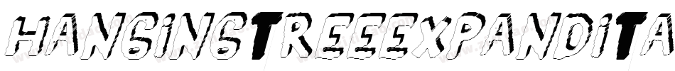 hangingtreeexpandital字体转换