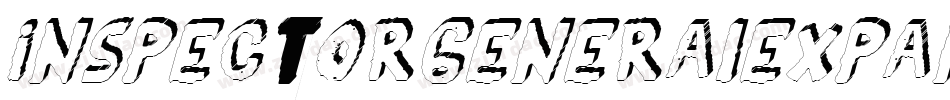 inspectorgeneralexpandital字体转换