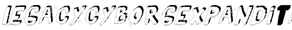 legacycyborgexpandital字体转换