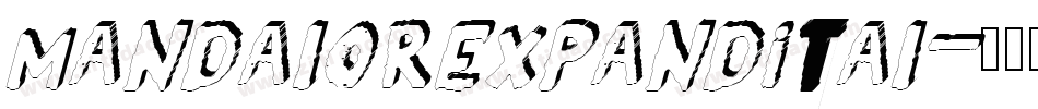 mandalorexpandital字体转换