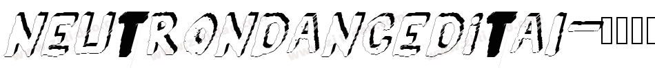 neutrondance3dital字体转换
