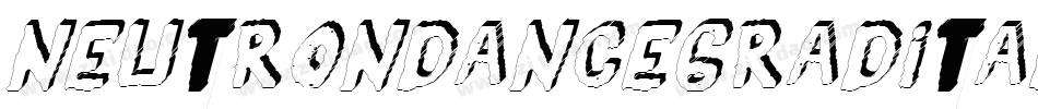 neutrondancegradital字体转换