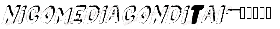 nicomediacondital字体转换