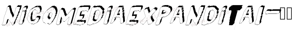 nicomediaexpandital字体转换