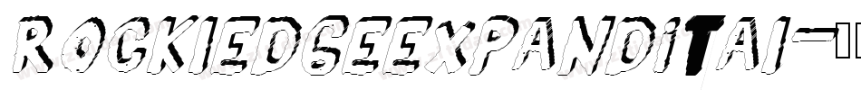 rockledgeexpandital字体转换