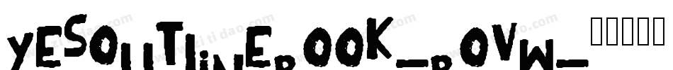 YesOutlineBook-BoVw字体转换