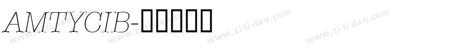 AMTYCIB字体转换