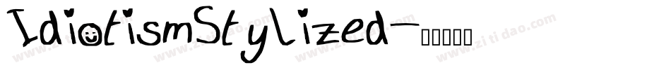 IdiotismStylized字体转换