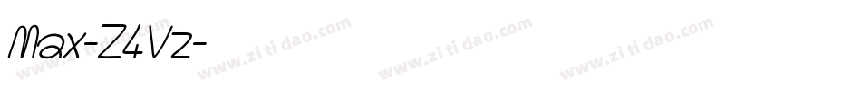 Max-Z4Vz字体转换 Max-Z4Vz字体转换