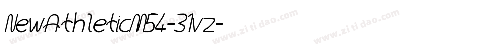 NewAthleticM54-31vz字体转换 NewAthleticM54-31vz字体转换
